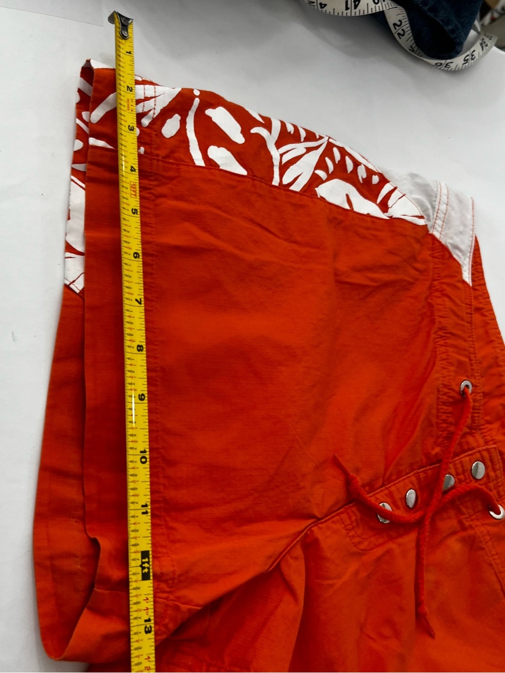 Nike Orange Tropical Floral Board Shorts Women’s Size M Swim Beach Cover Up - Picture 8 of 12